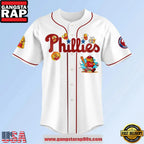 Philadelphia Phillies x Pooh Bear Limited Edition Custom Baseball Jersey Shirt