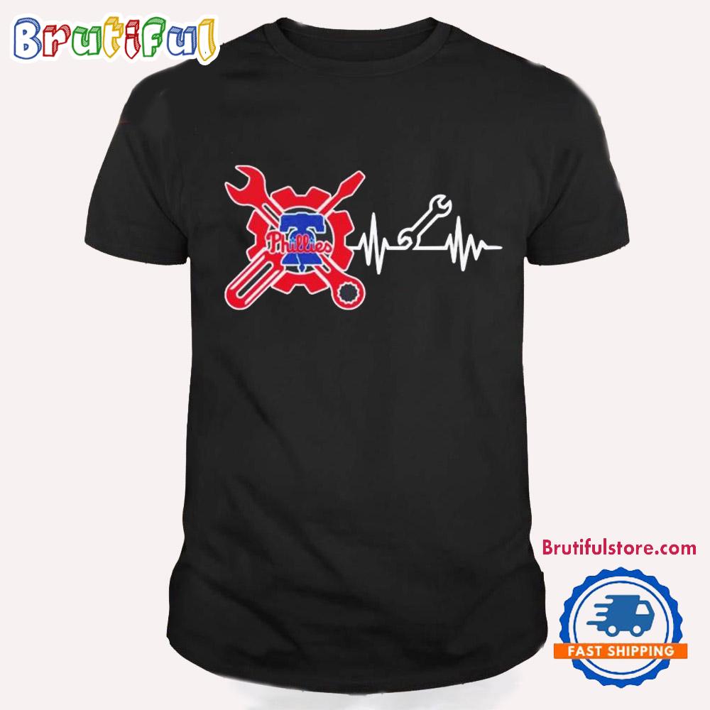 Phillies Hands That Build and the Heart That Bleeds T Shirt