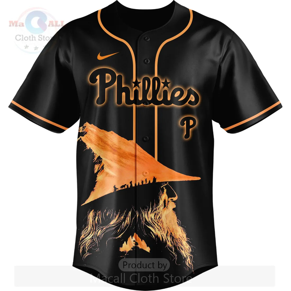 Phillies Lord Of The Rings 25th Anniversary Custom Baseball Jersey