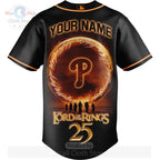 Phillies Lord Of The Rings 25th Anniversary Custom Baseball Jersey
