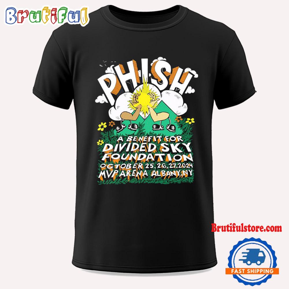 Phish Oct 25-27 2024 MVP Arena In Albany NY Concert T Shirt