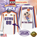 Phoenix Suns Premium NBA Magic Drip Long Jersey Shirt