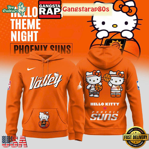 Phoenix Suns x Hello Kitty Night 2026 Special Edition Unisex Hoodie Shirt