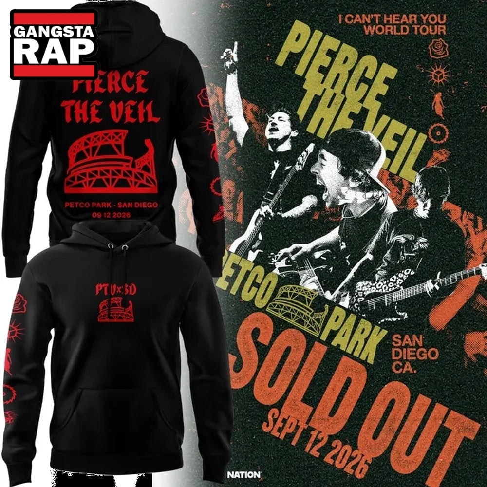 Pierce The Veil x Petco Park 2026 Hoodie Shirt