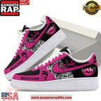 Pink Rockstar Limited Edition Air Force 1 Sneakers Shoes