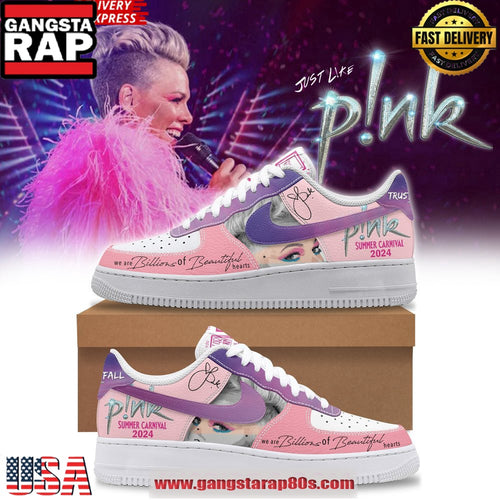 Pink Summer Carnival 2025 Limited Edition Air Force 1 Sneakers Shoes