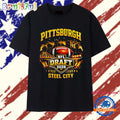 Pittsburgh NFL Draft 2026 Steel City skyline T Shirt