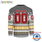 Pittsburgh Penguins 2025 NHL Christmas Personalized Hockey Jersey Design