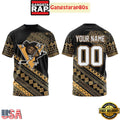 Pittsburgh Penguins 2026 Black History Month Custom 3D Shirt