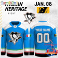 Pittsburgh Penguins 2026 Italian Heritage Night Hockey Jersey