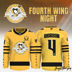 Pittsburgh Penguins Fourth Wing Night 2026 Collection Hockey Jersey