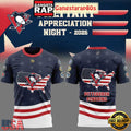 Pittsburgh Penguins Military Appreciation 2026 3D T-Shirt