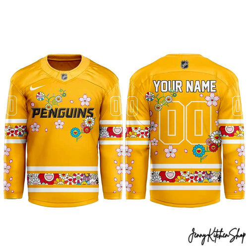 Pittsburgh Penguins Takashi Murakami Hockey Jersey