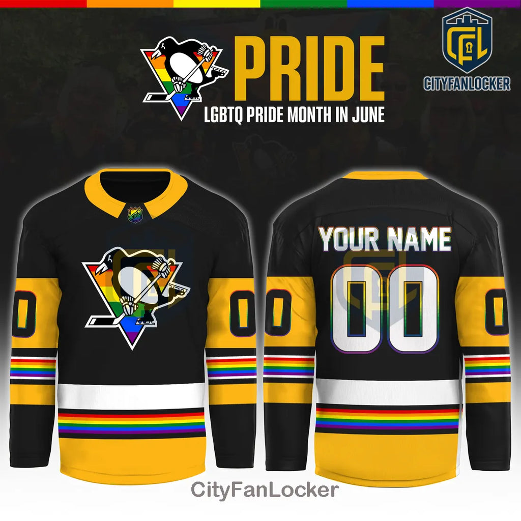 Pittsburgh Penguins x LGBTQ Pride Month 2026 Limited Edition Hockey Jersey