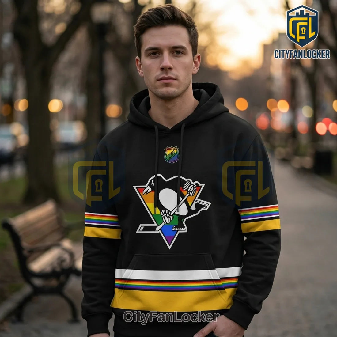 Pittsburgh Penguins x Pride LGBTQ Month 2026 Edition Hoodie