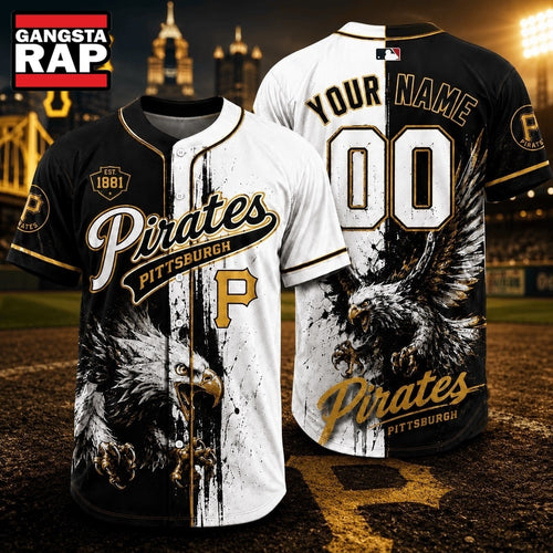 Pittsburgh Pirates 2026 MLB Eagle America Personalized Baseball Jersey