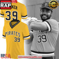 Pittsburgh Pirates Hall of Famer Dave Parker Special Custom Football Jersey