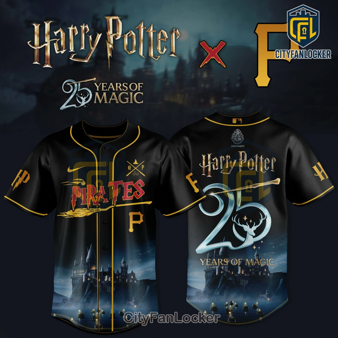 Pittsburgh Pirates Harry Potter 25 Years of Magic Baseball Jersey