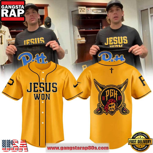 Pittsburgh Pirates x Jesus Won 2026 Limited Edition Baseball Jersey