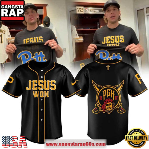 Pittsburgh Pirates x Jesus Won 2026 Special Baseball Jersey