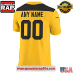 Pittsburgh ST Shirtlers 1994 Gold Throwback ST Shirtl City Legacy Custom Football Jersey