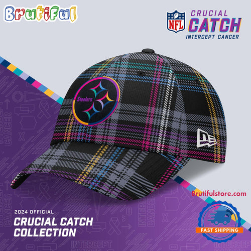 Pittsburgh Steelers 2024 NFL Crucial Catch Baseball Cap