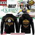 Pittsburgh Steelers 2025 Ireland Game Black Hoodie Shirt