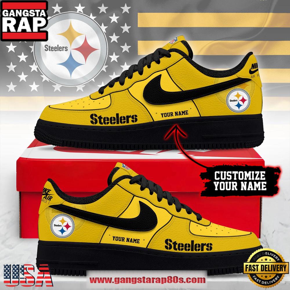 Pittsburgh Steelers New 2026 Version NFL Custom Air Force 1 Running Sneakers Shoes