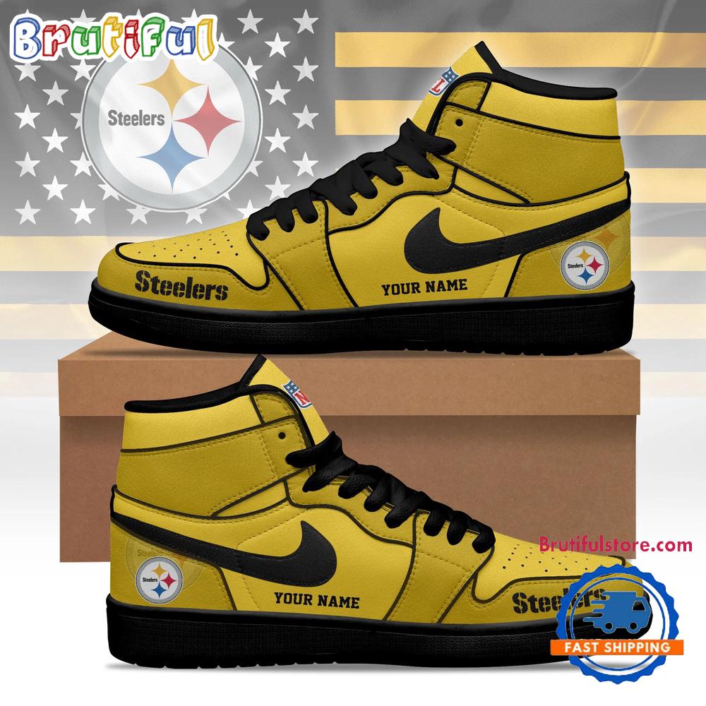 Pittsburgh Steelers 2026 NFL Pride Jordan 1 Hightop Shoes