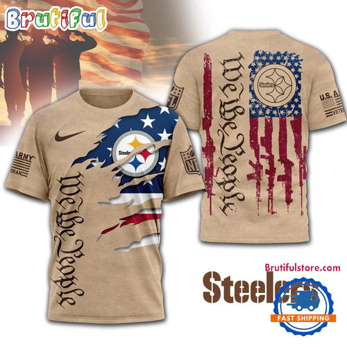 Pittsburgh Steelers 2026 NFL Veteran We The People 3D Shirt