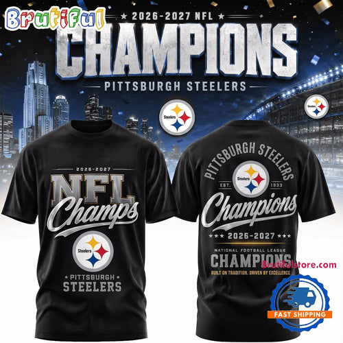 Pittsburgh Steelers 2026-2027 NFL Team Champions 3D Shirt