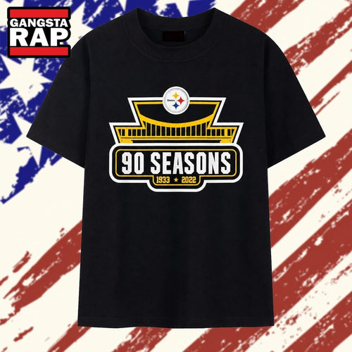 Pittsburgh Steelers 90 Seasons 1933-2022 T Shirt