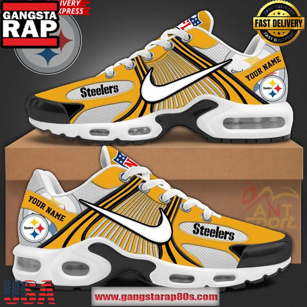 Pittsburgh Steelers Custom Name Air Max Plus Shoes Running Sneakers