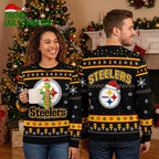 Pittsburgh Steelers Grinch Christmas Sweater