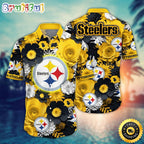 Pittsburgh Steelers Hawaii Shirt Flower Colorful Coastal Wear