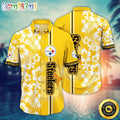 Pittsburgh Steelers Hawaii Shirt Flower Exotic Island Fashion