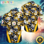 Pittsburgh Steelers Hawaii Shirt Flower Tropical Getaway Shirts