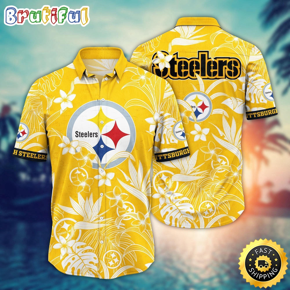 Pittsburgh Steelers Hawaii Shirt Flower Vacation Mood Shirts