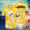 Pittsburgh Steelers Hawaii Shirt Flower Vacation Mood Shirts