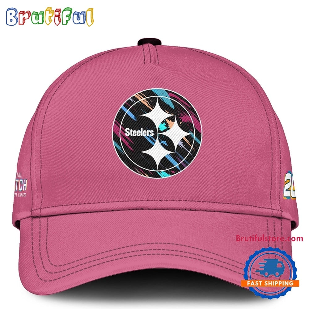 Pittsburgh Steelers NFL 2026 Crucial Catch Limited Edition Pink Cap