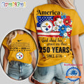 Pittsburgh Steelers NFL America God Shed His Grace On Thee Unisex T Shirt