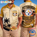 Pittsburgh Steelers NFL Beach Vibes Team Summer Hawaiian Shirt