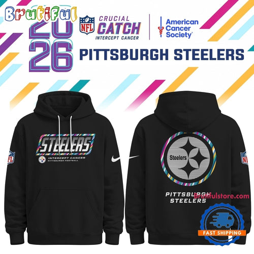 Pittsburgh Steelers NFL Crucial Catch 2026 Limited Edition Black Hoodie Shirt