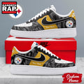 Pittsburgh Steelers NFL End Zone Energy Air Force 1 Sneaker Shoes