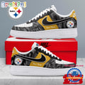 Pittsburgh Steelers NFL End Zone Energy Custom Air Force 1 Shoes Sneaker