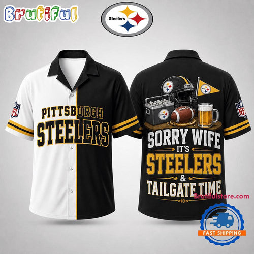 Pittsburgh Steelers NFL Funny Football Fan Hawaiian Shirt