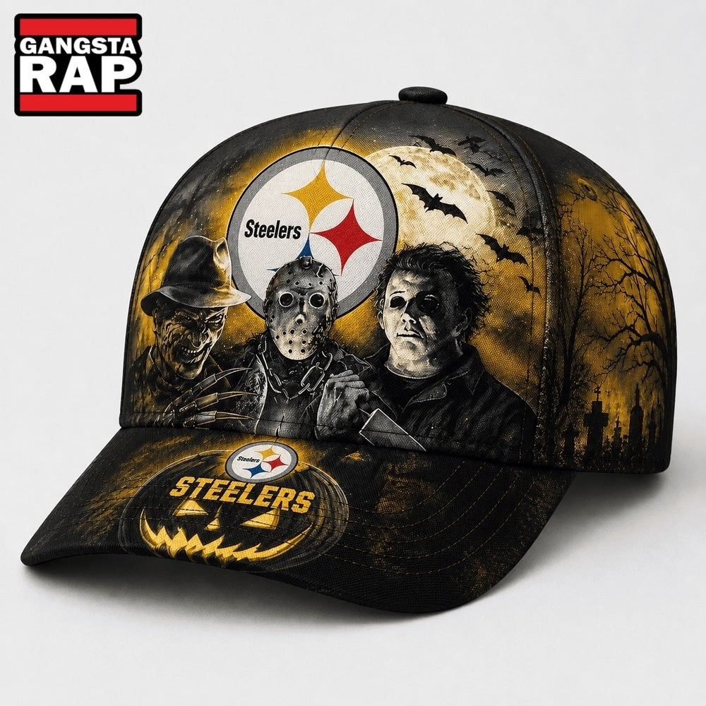 Pittsburgh Steelers NFL Horror Night Halloween 2026 Design Classic Cap