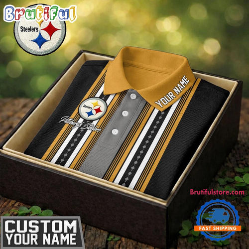 Pittsburgh Steelers NFL Legacy Sport New Design Custom Polo Shirt