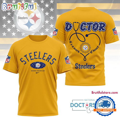 Pittsburgh Steelers NFL National Doctors Day Unisex 3D Shirt