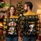 Pittsburgh Steelers Snoopy Christmas Ugly Christmas Sweater